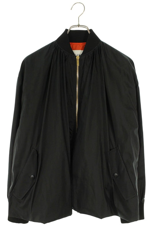 Valentino MA-1 Zip Up Blouson Black Size 36