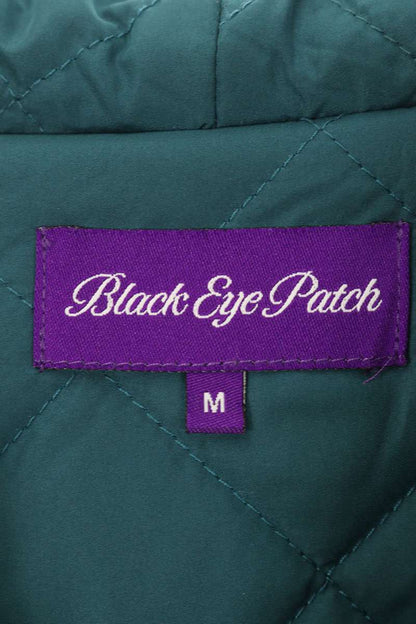 BlackEyePatch B Emblem Hooded Velour Jacket Green Size M