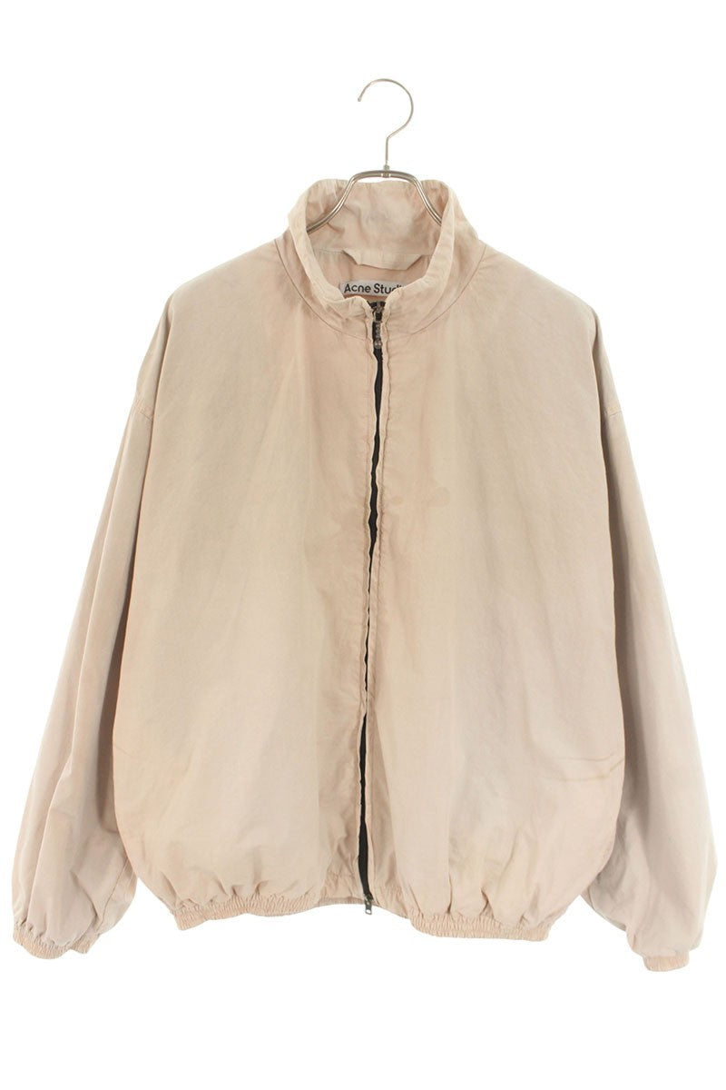 Acne Studios Logo Zip Up Blouson Beige Size 44