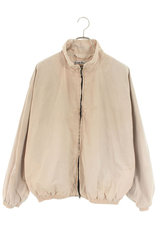 Acne Studios Logo Zip Up Blouson Beige Size 44