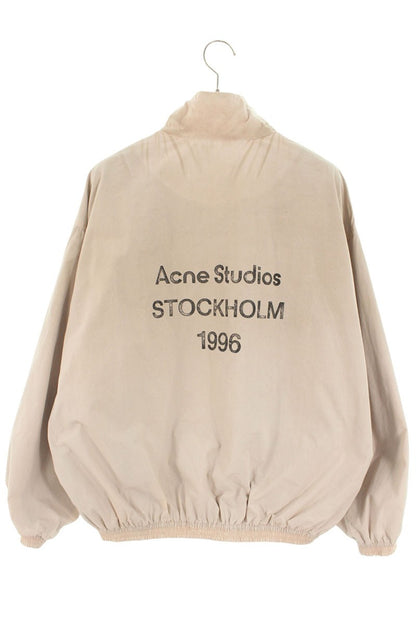 Acne Studios Logo Zip Up Blouson Beige Size 44