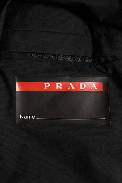 PRADA Light Bi-Stretch Nylon Jacket Black Size S