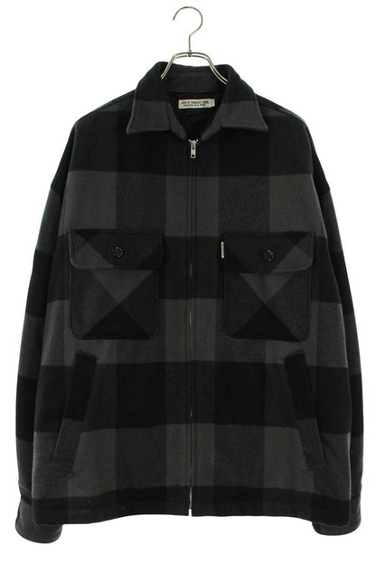 COOTIE Zip Up Check Wool Jacket Multi Size L