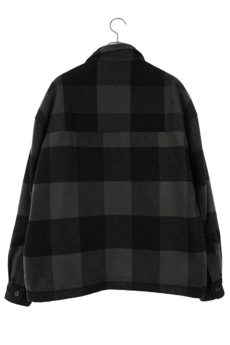 COOTIE Zip Up Check Wool Jacket Multi Size L