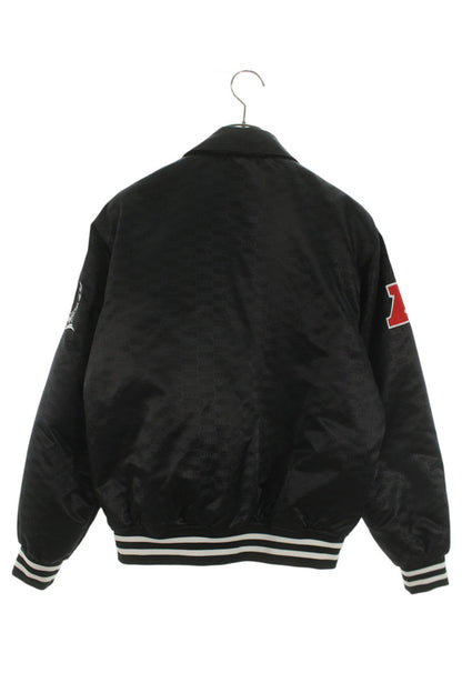 KITH RAIDERS Nylon Varsity Jacket Black Size XS