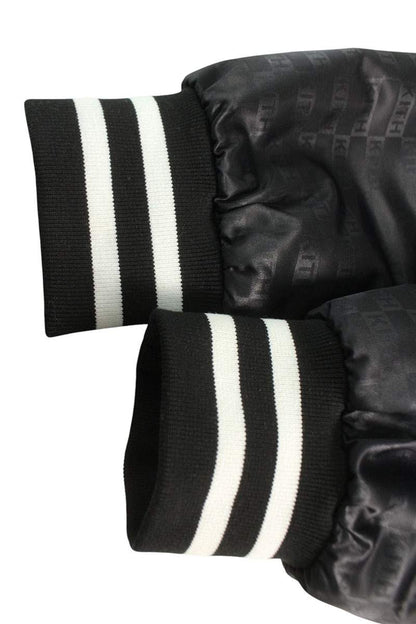 KITH RAIDERS Nylon Varsity Jacket Black Size XS