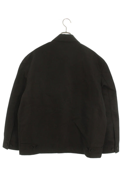 GUCCI 24AW Logo Print Cotton Shirt Jacket Brown Size L