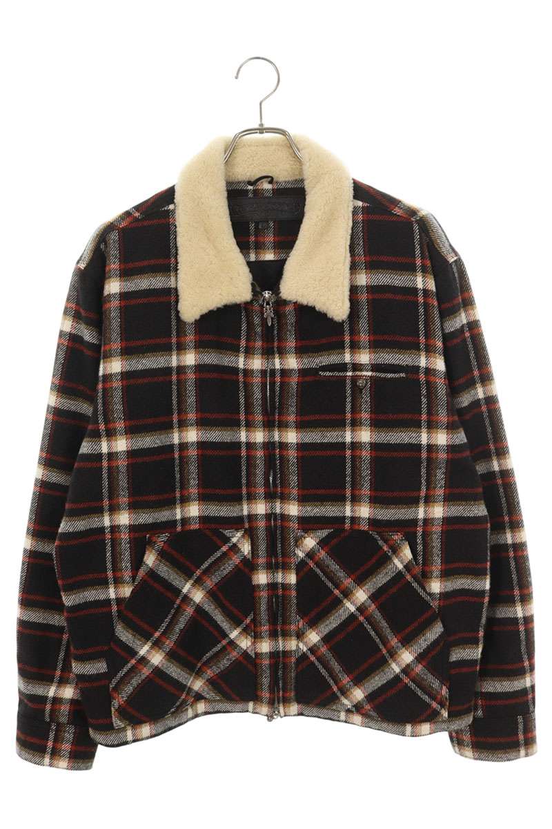 Chrome Hearts U BLACK SHEEP PLD Check Zip Jacket Size L