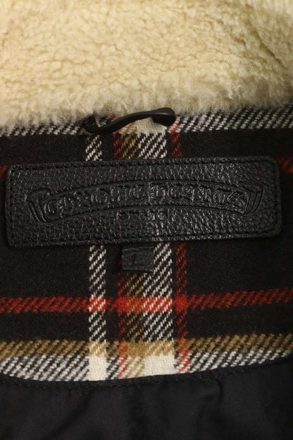 Chrome Hearts U BLACK SHEEP PLD Check Zip Jacket Size L