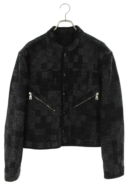 LOUISVUITTON 25SS Black Denim Boucle Flight Jacket Size M