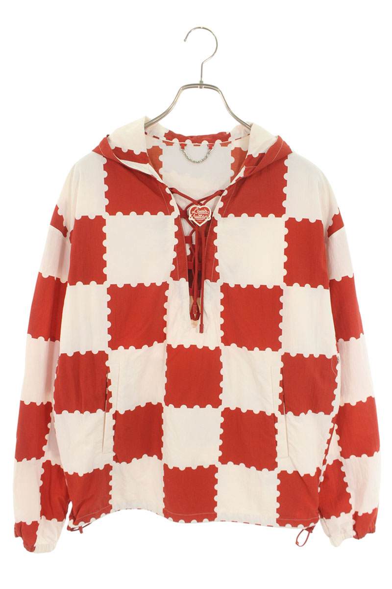 Louis Vuitton 22SS Pullover Blouson White x Red Size 44