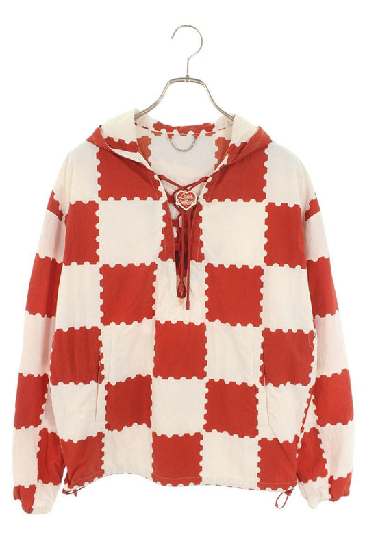 Louis Vuitton 22SS Pullover Blouson White x Red Size 44