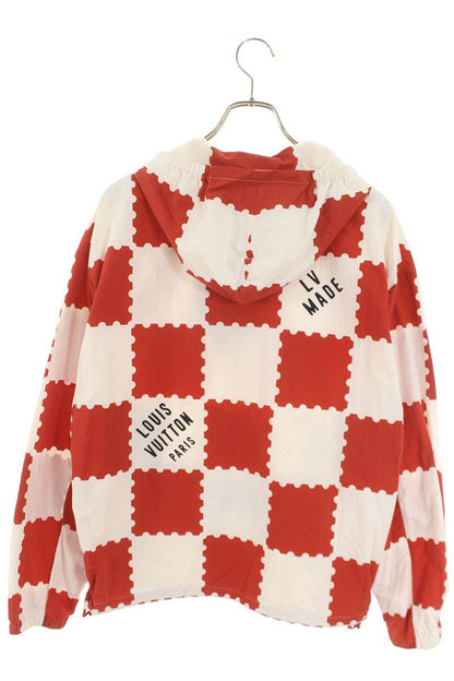 Louis Vuitton 22SS Pullover Blouson White x Red Size 44