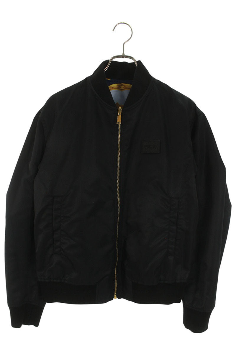 Versace Barocco Reversible Nylon Bomber Jacket Multi Size M