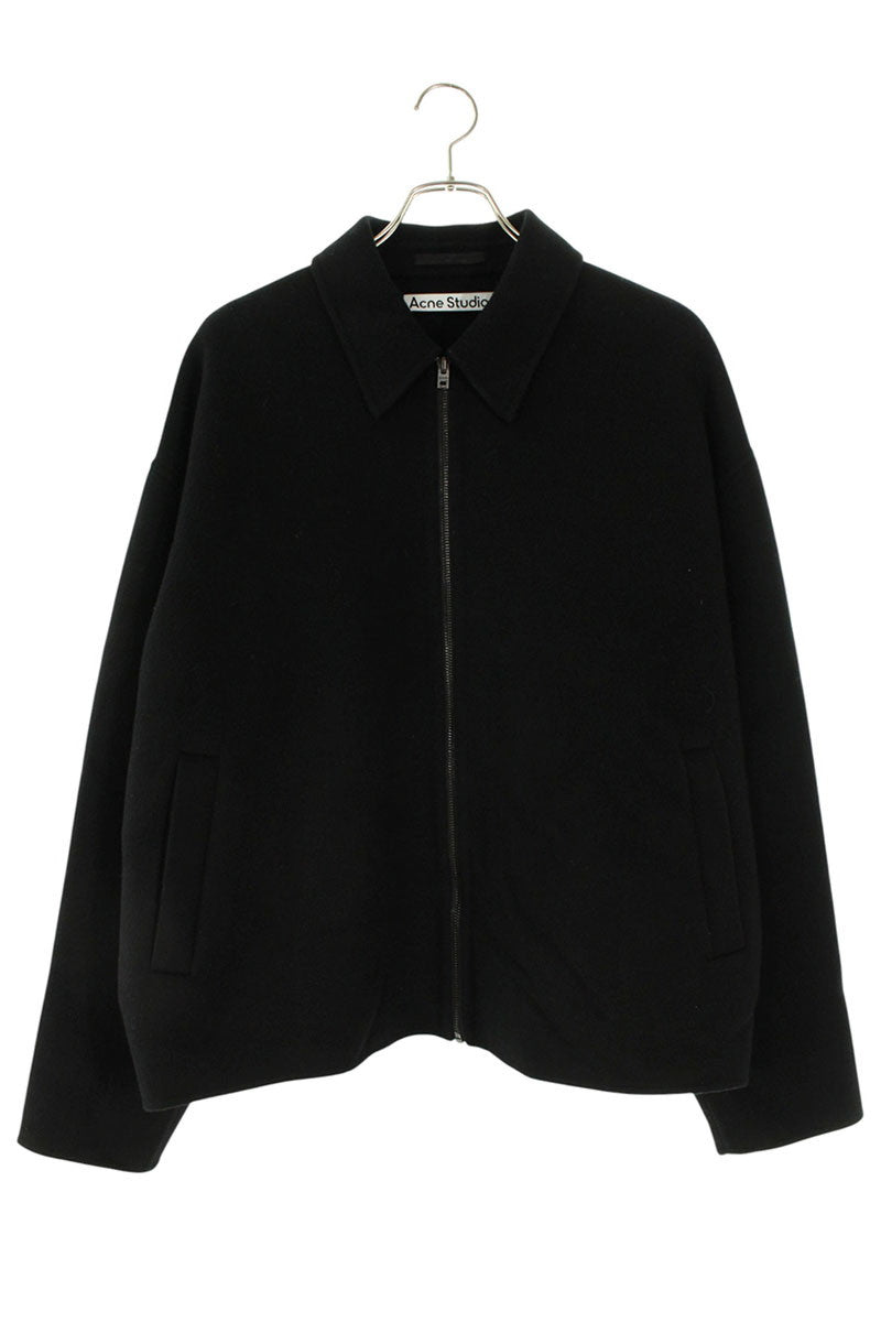 ACNE STUDIOS Wool Zipper Jacket Black Size S