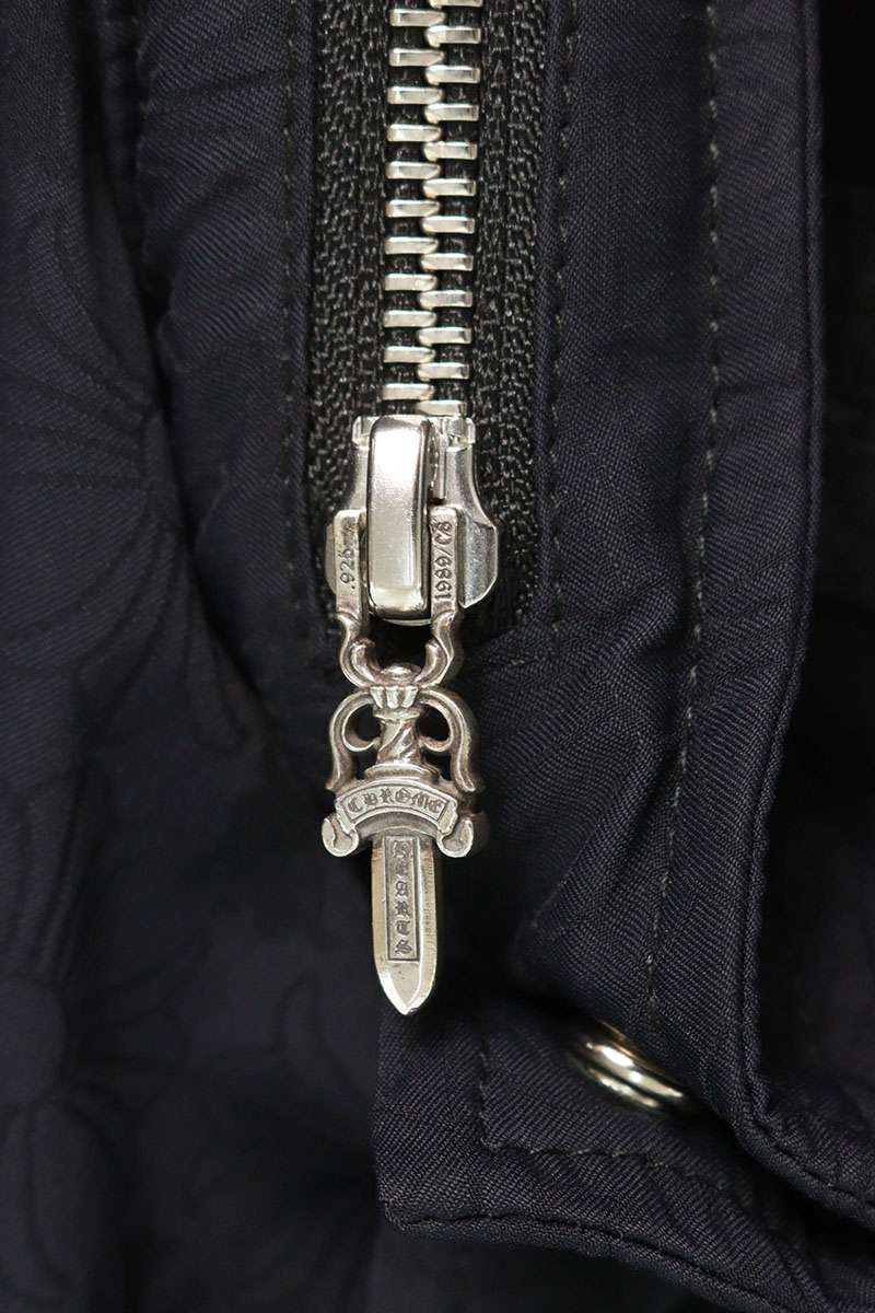 Chrome Hearts U TACOCAT JQRD CH Plus Dagger Zip Nylon Size L