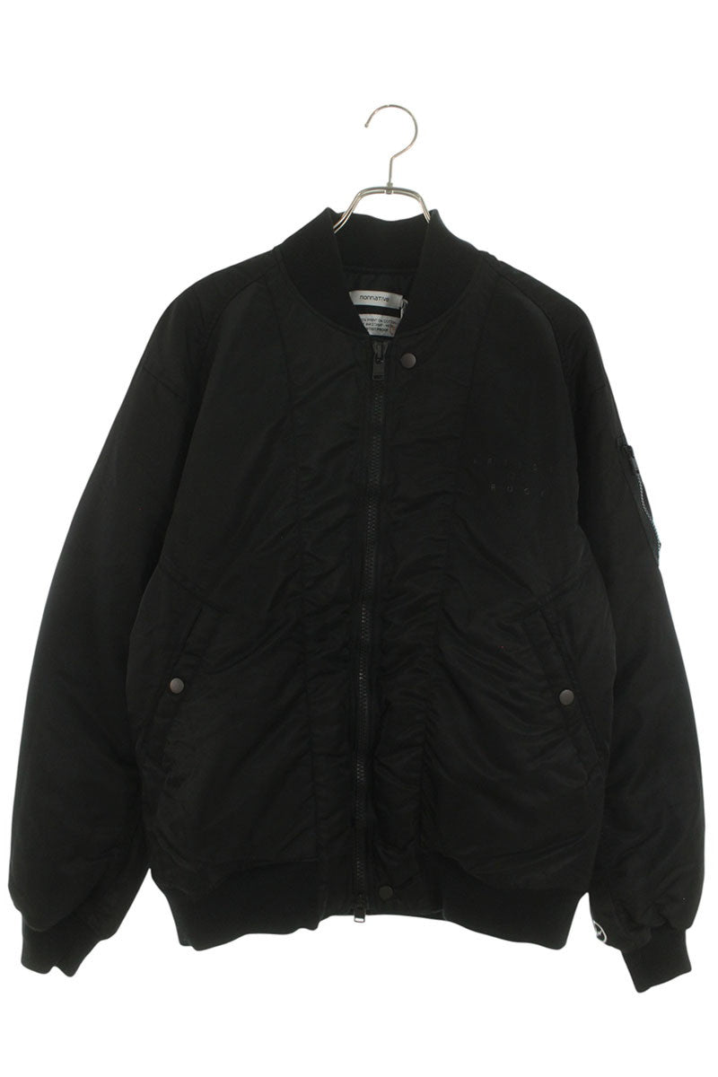 nonnative x FRAGMENT 25AW PROOF Bomber Jacket Black Size XL