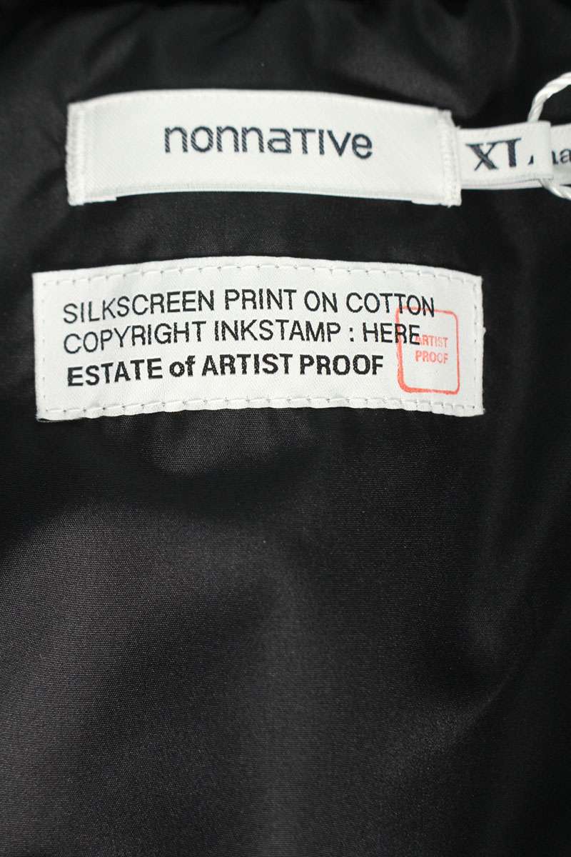 nonnative x FRAGMENT 25AW PROOF Bomber Jacket Black Size XL