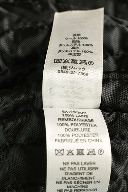 STUSSY Quilted Lining Check Wool Jacket Green Size XL