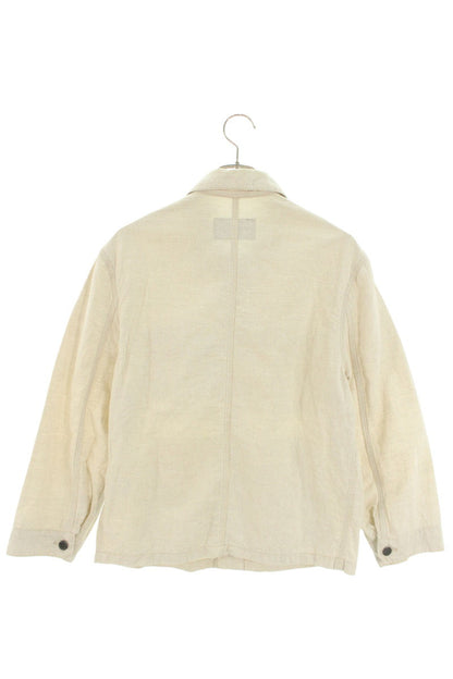 PRADA Triangle Chambray Jacket Beige Size S