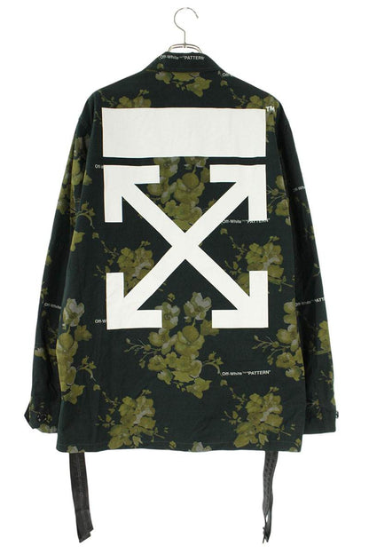 OFF-WHITE Floral All-Over Print Military Jacket Size XL