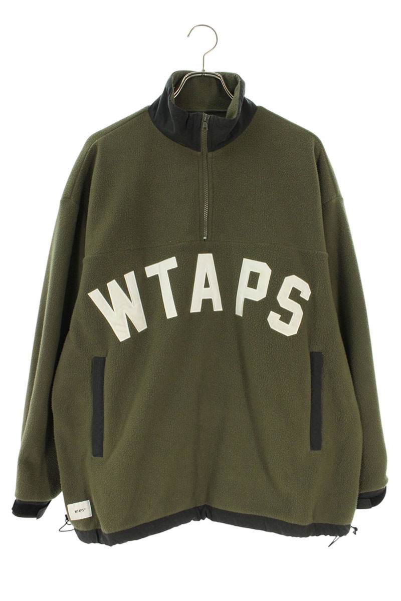 Wtaps Logo Patchwork Fleece Blouson Green Size S