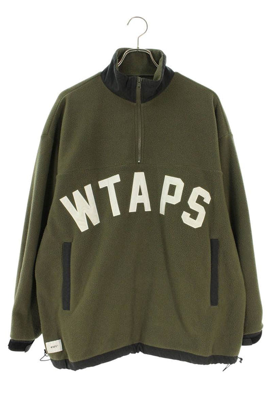 Wtaps Logo Patchwork Fleece Blouson Green Size S