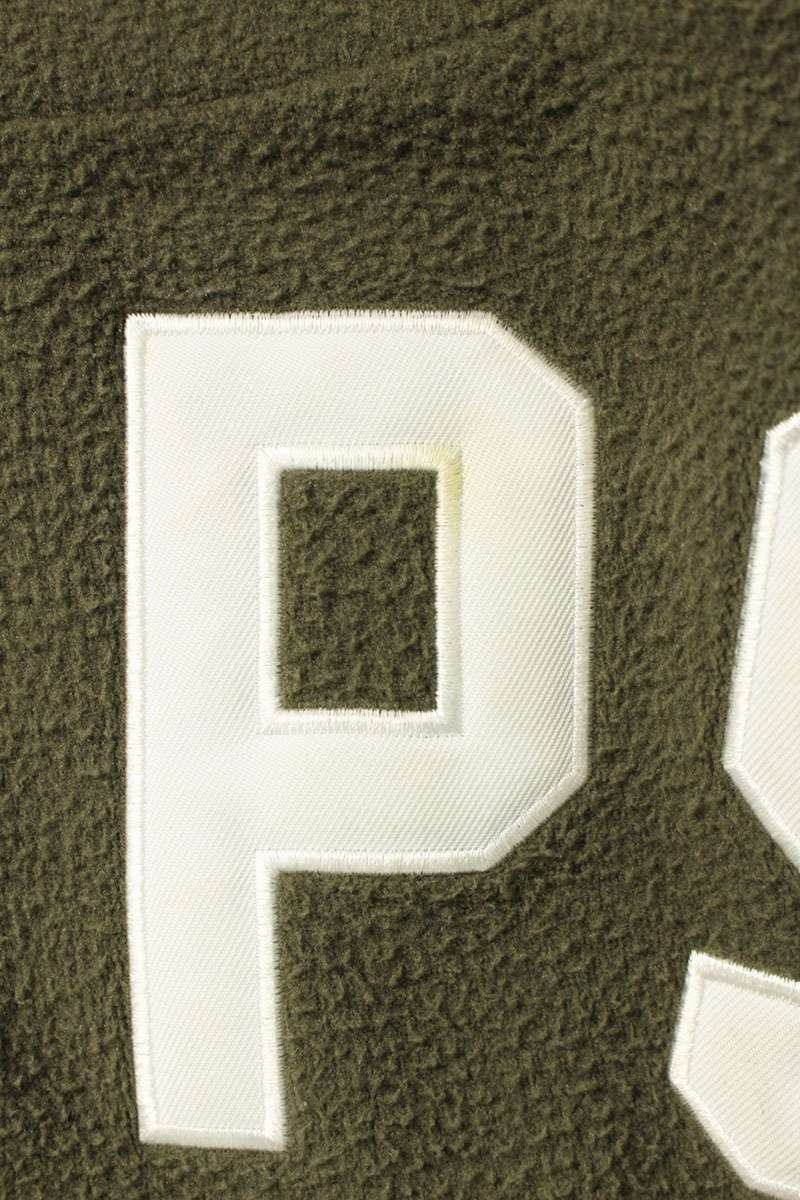 Wtaps Logo Patchwork Fleece Blouson Green Size S