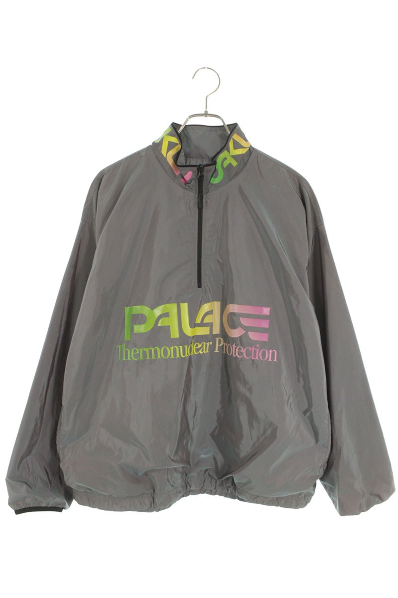 Palace Zip Nylon Blouson Gray Size S