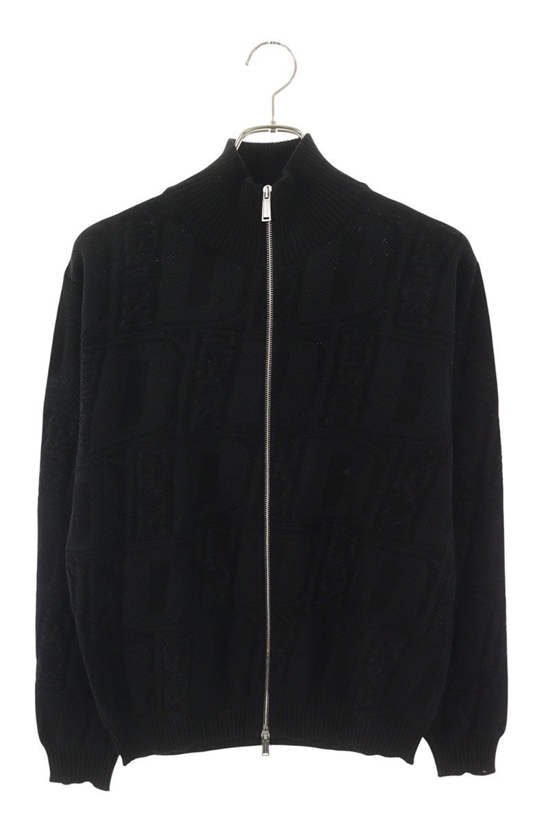 DSQUARED Jacquard Knit Stand Collar Zip Blouson Size XS