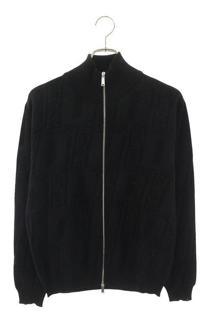 DSQUARED Jacquard Knit Stand Collar Zip Blouson Size XS