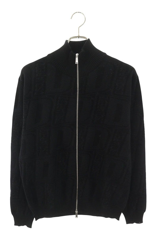 DSQUARED Jacquard Knit Stand Collar Zip Blouson Size XS