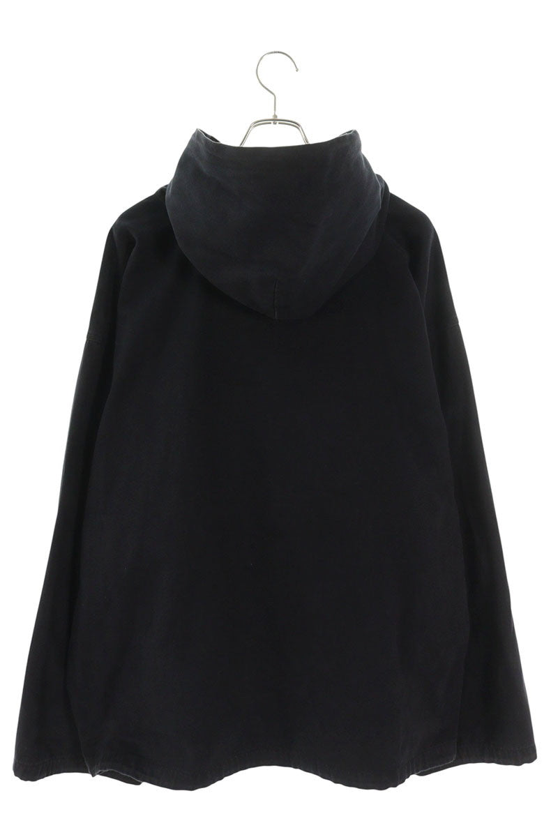 GAP SATEEN ANORAK HOODIE Black Size M