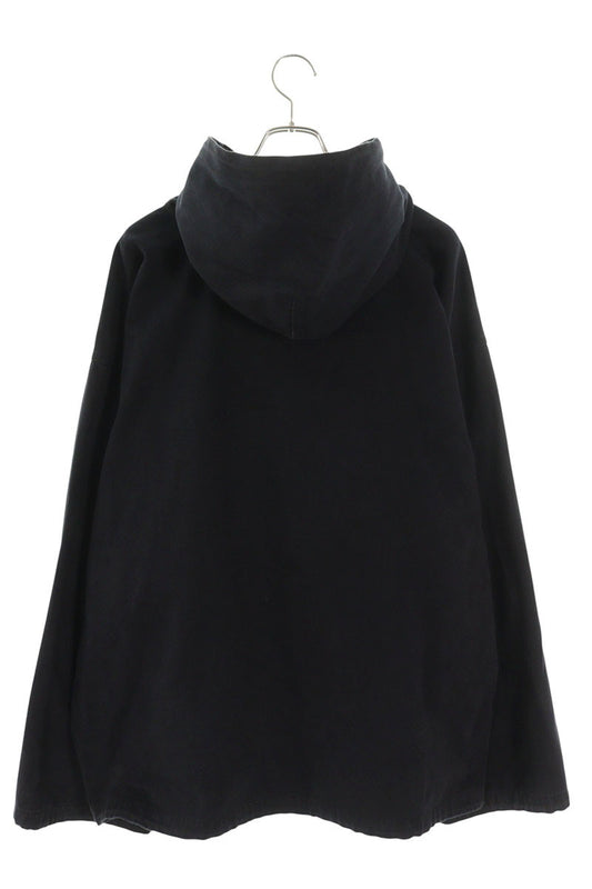 GAP SATEEN ANORAK HOODIE Black Size M