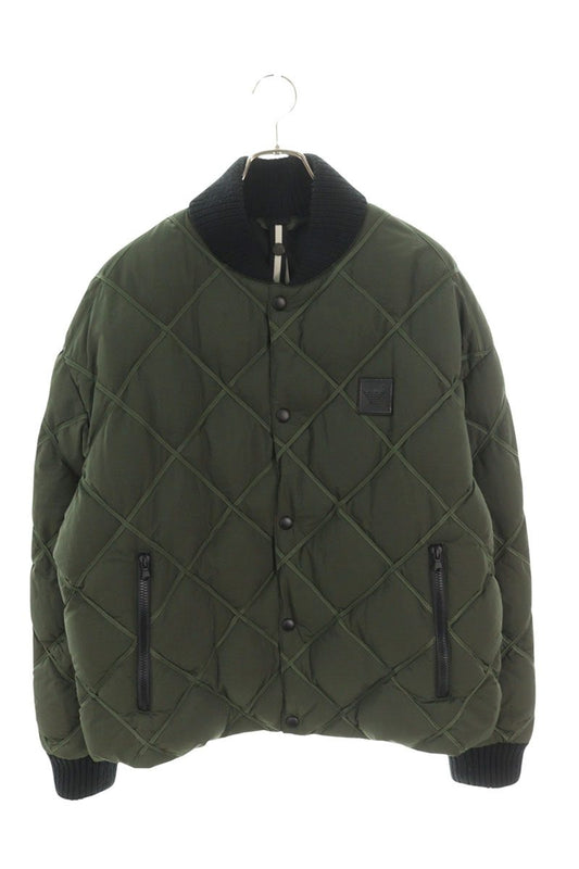 EMPORIO ARMANI Quilted Down Puffer Blouson Green Size XL