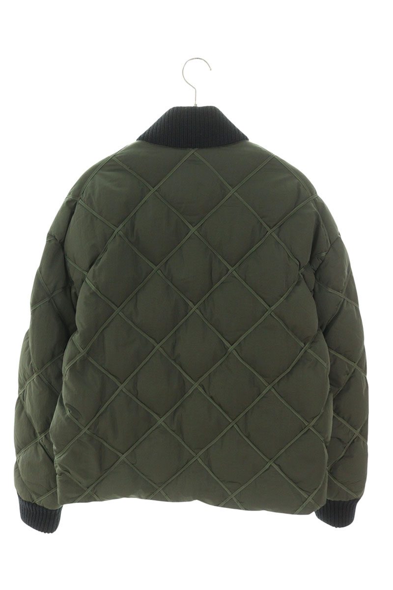 EMPORIO ARMANI Quilted Down Puffer Blouson Green Size XL