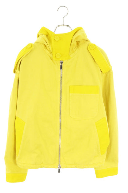 DIOR Cotton Zip Up Hoodie Blouson Yellow Size XL