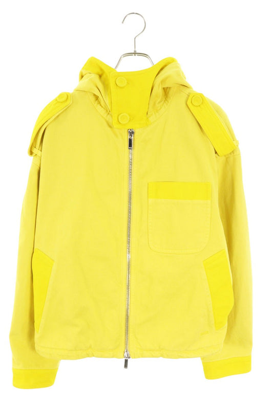 DIOR Cotton Zip Up Hoodie Blouson Yellow Size XL