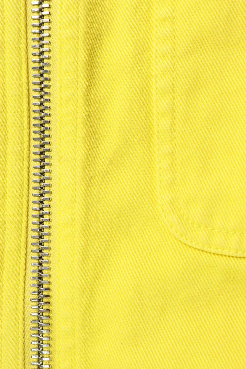 DIOR Cotton Zip Up Hoodie Blouson Yellow Size XL
