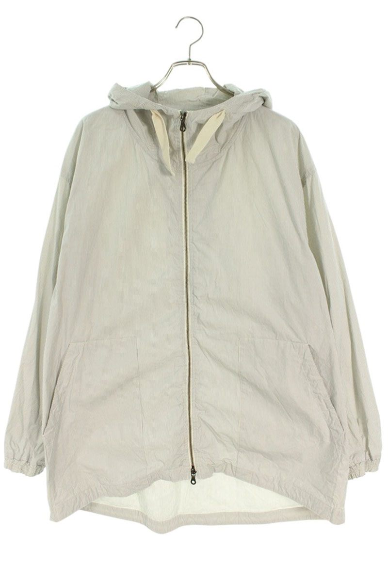 CONFECT Stripe Sailing Cotton Parka Blouson White Size L