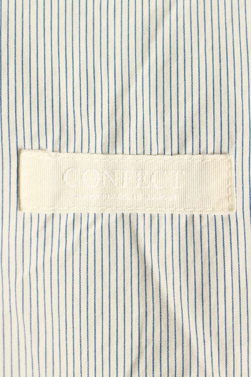 CONFECT Stripe Sailing Cotton Parka Blouson White Size L