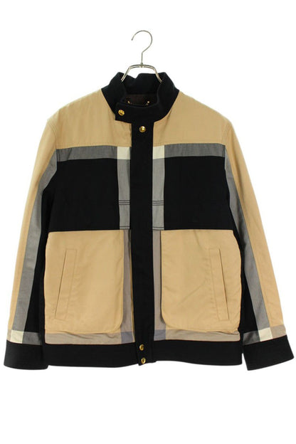 Louis Vuitton Zip Up Blouson Beige x Black Size 50