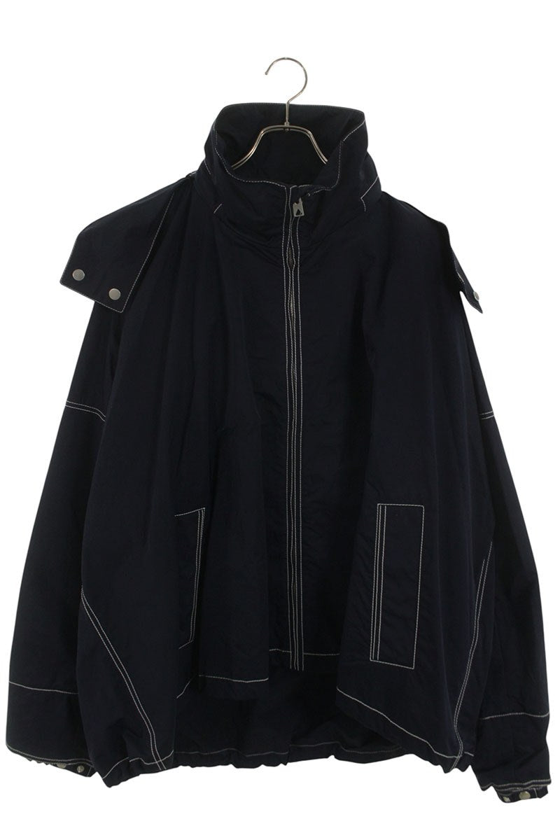 BOTTEGA VENETA Tech Nylon Zip Blouson Packable Hood Size XL