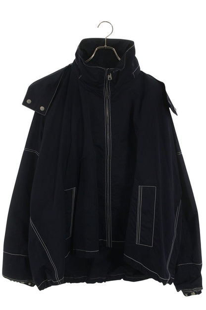 BOTTEGA VENETA Tech Nylon Zip Blouson Packable Hood Size XL