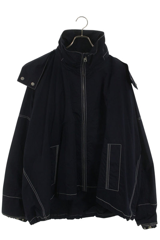 BOTTEGA VENETA Tech Nylon Zip Blouson Packable Hood Size XL