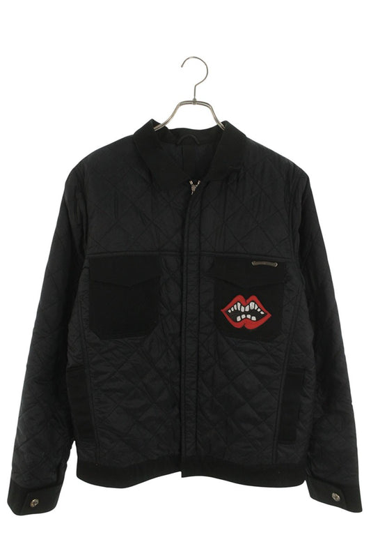 Chrome Hearts Chomper Patch Quilted Nylon Zip Blouson Size M