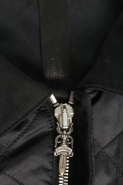 Chrome Hearts Chomper Patch Quilted Nylon Zip Blouson Size M