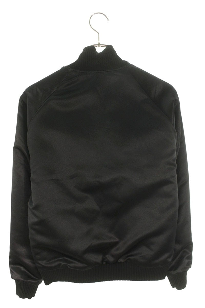 Richardson Reversible Wool Satin Car Club Jacket Blouson Black x Beige Size XS
