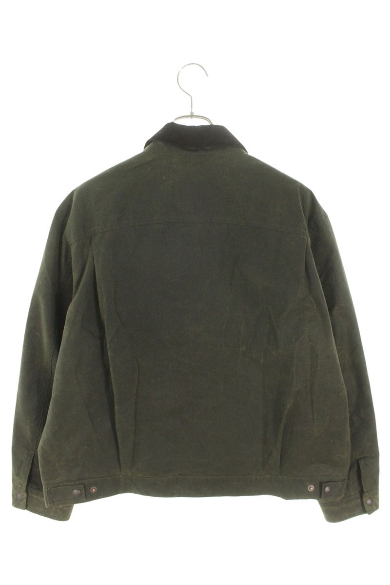 Barbour x LEVI'S Type II Waxed Trucker Jacket Green Size XL