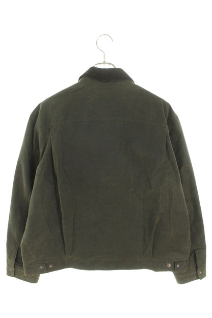 Barbour x LEVI'S Type II Waxed Trucker Jacket Green Size XL
